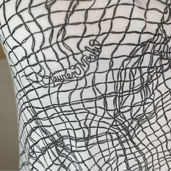 Lauren Moshi Beverly Hills Black White Dress Size XS NWOT - Picture 6 of 8